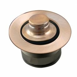 Best deal 👍 Westbrass 3-1/2 in. EZ-Mount Sink Disposal Flange and Stopper in Antique Copper 🔔