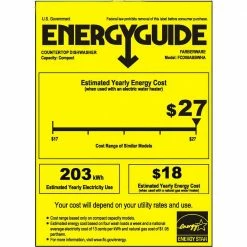 Brand new 👏 Farberware Professional Countertop Portable Dishwasher in Black with 6-Place Settings Capacity ⌛ -Appliance Parts Store black farberware countertop dishwashers fcd06abbbka fa 1000