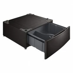 Discount 🤩 LG Electronics 29 in. Laundry Pedestal with Storage Drawer for Washers and Dryers in Black Steel 😉 -Appliance Parts Store black steel lg electronics washer and dryer pedestals wdp5b 4f 1000
