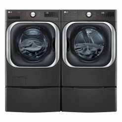 Discount 🤩 LG Electronics 29 in. Laundry Pedestal with Storage Drawer for Washers and Dryers in Black Steel 😉 -Appliance Parts Store black steel lg electronics washer and dryer pedestals wdp5b c3 1000