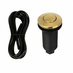 Wholesale 🎁 Akicon Brushed Gold Garbage Disposal Air Switch with Air Hose 🎁