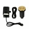 Top 10 👍 Akicon Brushed Gold Garbage Disposal Kitchen Air Switch Kit ⌛ -Appliance Parts Store brushed gold akicon garbage disposal parts ak79001b btg 64 1000