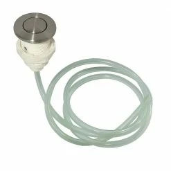 New ❤️ Kingston Brass Trimscape Gourmetier Disposal Air Switch Button in Brushed Nickel 👏