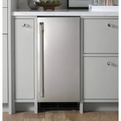 Best Pirce 😉 Cafe Ice Maker Door Kit in Stainless Steel 🧨 -Appliance Parts Store cafe freezer parts cip75s1 31 1000