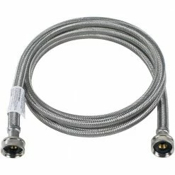 Deals 🥰 CERTIFIED APPLIANCE ACCESSORIES 4 ft. Braided Stainless Steel Washing Machine Hose (40-Pack) 💯 -Appliance Parts Store certified appliance accessories washing machine parts 843631130216 1f 1000