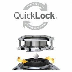 Brand new ๐ Quick Lock Mount in Chrome & Antimicrobial Quiet Collar Sink Baffle for InSinkErator Evolution Garbage Disposal ๐ 10 Brand new ๐ Quick Lock Mount in Chrome & Antimicrobial Quiet Collar Sink Baffle for InSinkErator Evolution Garbage Disposal ๐ -Appliance Parts Store chrome insinkerator garbage disposal parts qlm 00 qcb am 1f 1000
