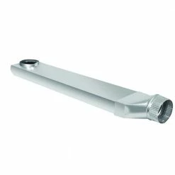 Discount 🥰 Dundas Jafine 28 in. to 45 in. Adjustable Space Saver Aluminum Dryer Vent Duct with Straight Outlet ⌛