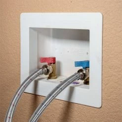 Discount ✔️ Everbilt 4 ft. Universal Stainless Steel Washing Machine Hose with Elbow (2-Pack) ✔️ -Appliance Parts Store everbilt washing machine parts 98257 fa 1000