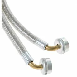 Best Sale 🧨 GE 4 ft. Universal Stainless Steel Washer Hoses with 90 degree Elbow (2-Pack) ⭐ 10 Best Sale 🧨 GE 4 ft. Universal Stainless Steel Washer Hoses with 90 degree Elbow (2-Pack) ⭐ -Appliance Parts Store ge washing machine parts pm14x10008 c3 1000