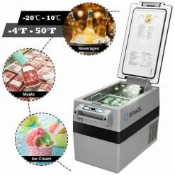 Best deal 😉 Gymax Portable Refrigerator Vehicle Car Compressor Freezer Cooler 44-Quart ✨ -Appliance Parts Store gymax freezer parts gym07677 4f 1000