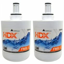 Discount 🔥 HDX FMS-1 Premium Refrigerator Water Filter Replacement Fits Samsung HAF-CU1S(2-Pack) 😀