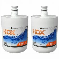 Deals 🌟 HDX FML-1 Premium Refrigerator Water Filter Replacement Fits LG LT500P (2-Pack) 🧨