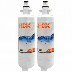 Buy 🔥 HDX FML-3 Premium Refrigerator Water Filter Replacement Fits LG LT700P (2-Pack) 🔔