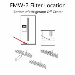 Outlet 👏 HDX FMW-2 Premium Refrigerator Water Filter Replacement Fits Whirlpool Filter 5 (2-Pack) ⌛ -Appliance Parts Store hdx refrigerator water filters 107031 d4 1000