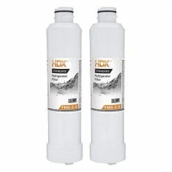 Buy 🔔 HDX FMS-2-S Standard Refrigerator Water Filter Replacement Fits Samsung HAF-CINS (2-Pack) ✨