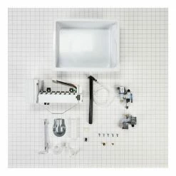 Buy 😀 Unbranded 5 in. Plastic Icemaker Installation Kit 🤩 -Appliance Parts Store ice maker kits w11459724 1f 1000
