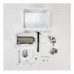 Buy 😀 Unbranded 5 in. Plastic Icemaker Installation Kit 🤩 -Appliance Parts Store ice maker kits w11459724 4f 1000