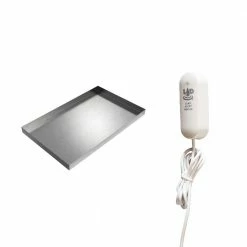 Budget 🛒 Killarney Metals 24 in. x 15 in. x 1.5 in. Stainless Steel Ice Maker Drip Pan With LAD ⭐