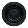 Coupon 🌟 SINKOLOGY SinkSense Kitchen Sink 3.5 in. Disposal Flange Drain with Stopper in Matte Black 🔥 -Appliance Parts Store matte black sinkology garbage disposal parts td35 06 64 1000