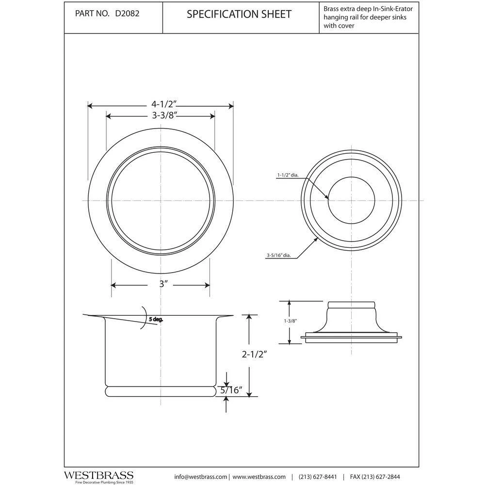 Top 10 ๐ Westbrass Extra-Deep Disposal Flange and Stopper in Matte Black ๐ฏ 4 Top 10 ๐ Westbrass Extra-Deep Disposal Flange and Stopper in Matte Black ๐ฏ - Image 2