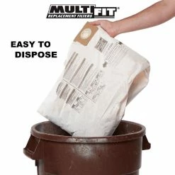 Coupon 🎉 MULTI FIT 10 Gallon to 14 Gallon Dust Collection Bags for Shop-Vac Branded Wet/Dry Shop Vacuums (36-Pack) ✔️ -Appliance Parts Store multi fit shop vacuum attachments vf2005d 66 1000