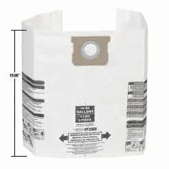 Deals 🌟 MULTI FIT 15 Gallon to 22 Gallon Dust Collection Bags for Shop-Vac Branded Wet/Dry Shop Vacuums (12-Pack) ✨ -Appliance Parts Store multi fit shop vacuum attachments vf2008b 77 1000