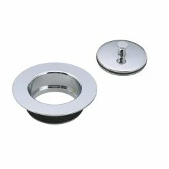 Best Sale ⭐ Westbrass Universal Replacement Disposal Flange and Stopper Polished Chrome ❤️