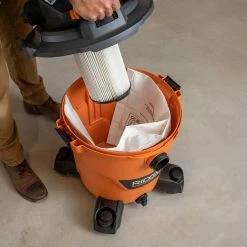Discount ✔️ High-Efficiency Size A Dust Collection Bags for 12 to 16 Gallon RIDGID Wet/Dry Shop Vacuums (2-Pack) 🎁 -Appliance Parts Store ridgid shop vacuum attachments vf3502 4f 1000