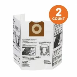 Discount ✔️ High-Efficiency Size A Dust Collection Bags for 12 to 16 Gallon RIDGID Wet/Dry Shop Vacuums (2-Pack) 🎁