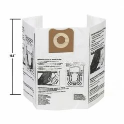 Discount ✔️ High-Efficiency Size A Dust Collection Bags for 12 to 16 Gallon RIDGID Wet/Dry Shop Vacuums (2-Pack) 🎁 -Appliance Parts Store ridgid shop vacuum attachments vf3502 fa 1000