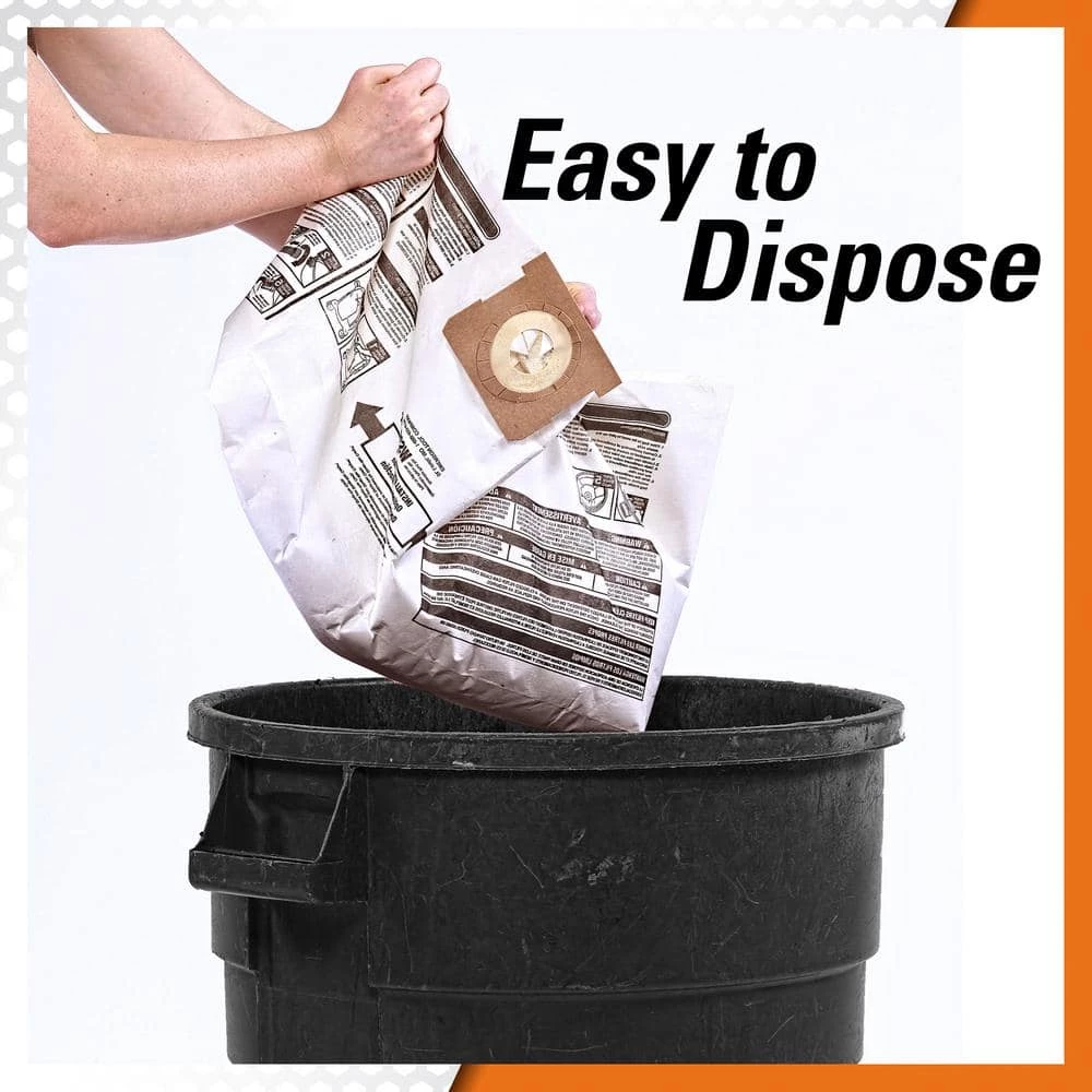 Coupon ๐ฏ High-Eff. Size B Dust Collection Bags for 5-8 Gal. Shop-Vac Branded Vacs, 5-10 Gal. RIDGID Vacs, except HD0600 (2-Pack) โ๏ธ 9 Coupon ๐ฏ High-Eff. Size B Dust Collection Bags for 5-8 Gal. Shop-Vac Branded Vacs, 5-10 Gal. RIDGID Vacs, except HD0600 (2-Pack) โ๏ธ - Image 7