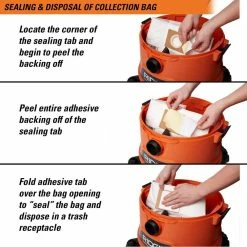 Deals ๐ Premium Size A Wet or Dry Dust and Debris Bags for Select 12 to 16 Gallon RIDGID Wet/Dry Shop Vacuums (2-Pack) ๐ฅฐ 19 Deals ๐ Premium Size A Wet or Dry Dust and Debris Bags for Select 12 to 16 Gallon RIDGID Wet/Dry Shop Vacuums (2-Pack) ๐ฅฐ -Appliance Parts Store ridgid shop vacuum attachments vf3702 1d 1000