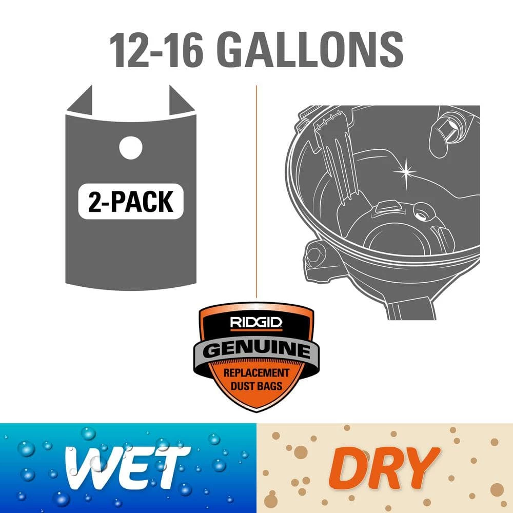 Deals ๐ Premium Size A Wet or Dry Dust and Debris Bags for Select 12 to 16 Gallon RIDGID Wet/Dry Shop Vacuums (2-Pack) ๐ฅฐ 15 Deals ๐ Premium Size A Wet or Dry Dust and Debris Bags for Select 12 to 16 Gallon RIDGID Wet/Dry Shop Vacuums (2-Pack) ๐ฅฐ - Image 13