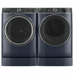 Discount 🔥 GE 28 in. Laundry Pedestal in Sapphire Blue 🎁 -Appliance Parts Store sapphire blue ge washer and dryer pedestals gfr0728pnrs 4f 1000
