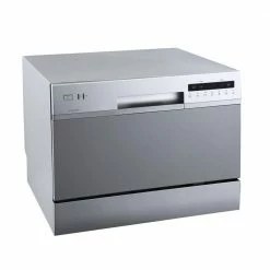 Deals 🥰 EdgeStar 22 in. Wide 6-Place Setting Energy Star Rated Countertop Dishwasher - Silver 👏
