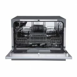 Deals 🥰 EdgeStar 22 in. Wide 6-Place Setting Energy Star Rated Countertop Dishwasher - Silver 👏 -Appliance Parts Store silver edgestar countertop dishwashers dwp62sv 76 1000