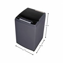 Budget 💯 Magic Chef 2.0 cu. ft. Portable Top Load Washer with Stainless Steel Drum in Silver 🥰 -Appliance Parts Store silver magic chef portable washing machines mcstcw20s5 40 1000