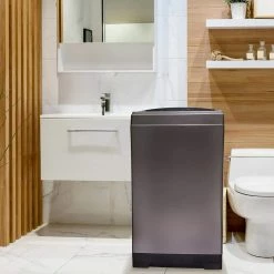 Budget 💯 Magic Chef 2.0 cu. ft. Portable Top Load Washer with Stainless Steel Drum in Silver 🥰 -Appliance Parts Store silver magic chef portable washing machines mcstcw20s5 c3 1000