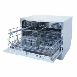 Flash Sale ✔️ SPT 21 in. Silver Portable Countertop 120-Volt Dishwasher with 7 Cycles with 6 Place Settings Capacity 👏 -Appliance Parts Store silver spt countertop dishwashers sd 2224dsa 40 1000