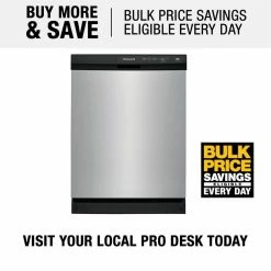 Budget 🥰 Frigidaire 24 in. Stainless Steel Front Control Built-In Tall Tub Dishwasher, 55 dBA 👏 -Appliance Parts Store stainless steel frigidaire built in dishwashers ffcd2413us a0 1000