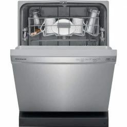 Hot Sale 🛒 Frigidaire 24 in. Stainless Steel Front Control Built-In Tall Tub Dishwasher, 55 dBA 😀 -Appliance Parts Store stainless steel frigidaire built in dishwashers ffcd2418us a0 1000