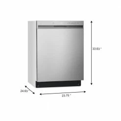 Cheapest 💯 LG Electronics 24 in. in Stainless Steel Front Control Dishwasher with NeveRust Stainless Steel Tub and Dynamic Dry ❤️ -Appliance Parts Store stainless steel lg electronics built in dishwashers ldfn3432t a0 1000