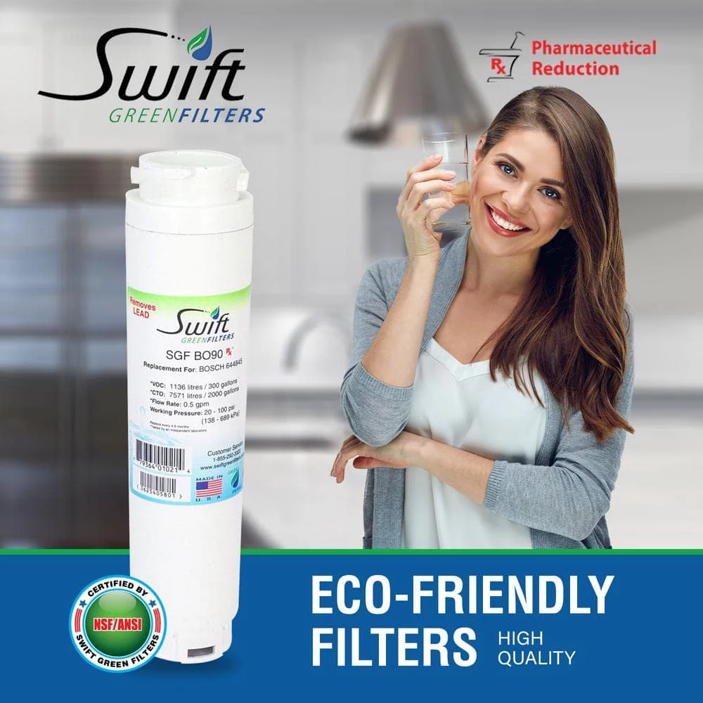 Best deal 👏 Swift Green Filters Replacement Water Filter for BOSCH 644845 🤩 4 Best deal 👏 Swift Green Filters Replacement Water Filter for BOSCH 644845 🤩 - Image 2