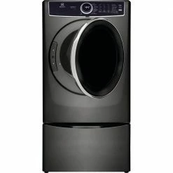 Outlet 🎁 Electrolux 15 in. Laundry Pedestal with Storage Drawer in Titanium 💯 -Appliance Parts Store titanium electrolux washer and dryer pedestals epwd257utt 31 1000
