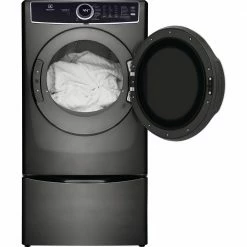 Outlet 🎁 Electrolux 15 in. Laundry Pedestal with Storage Drawer in Titanium 💯 -Appliance Parts Store titanium electrolux washer and dryer pedestals epwd257utt 4f 1000