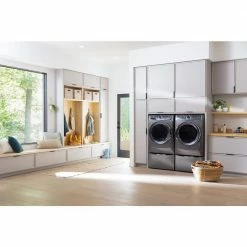 Outlet 🎁 Electrolux 15 in. Laundry Pedestal with Storage Drawer in Titanium 💯 -Appliance Parts Store titanium electrolux washer and dryer pedestals epwd257utt 66 1000