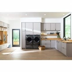 Outlet 🎁 Electrolux 15 in. Laundry Pedestal with Storage Drawer in Titanium 💯 -Appliance Parts Store titanium electrolux washer and dryer pedestals epwd257utt a0 1000