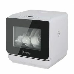 Best deal ✔️ Karl home 18 in. Portable Countertop Dishwasher with 4 Place Settings Capacity 👍 -Appliance Parts Store white countertop dishwashers 161706064359 40 1000