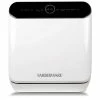 Promo 🤩 Farberware FCDMSDWH Complete Portable Countertop Dishwasher, 2 Place Settings, 5 Wash Programs, Digital Controls, White 👍 -Appliance Parts Store white farberware countertop dishwashers fcdmsdwh 64 1000