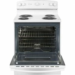 Best reviews of 🎁 30 in. 5.0 cu. ft. Electric Range in White 🔔 -Appliance Parts Store white ge single oven electric ranges jbs160dmww 77 1000